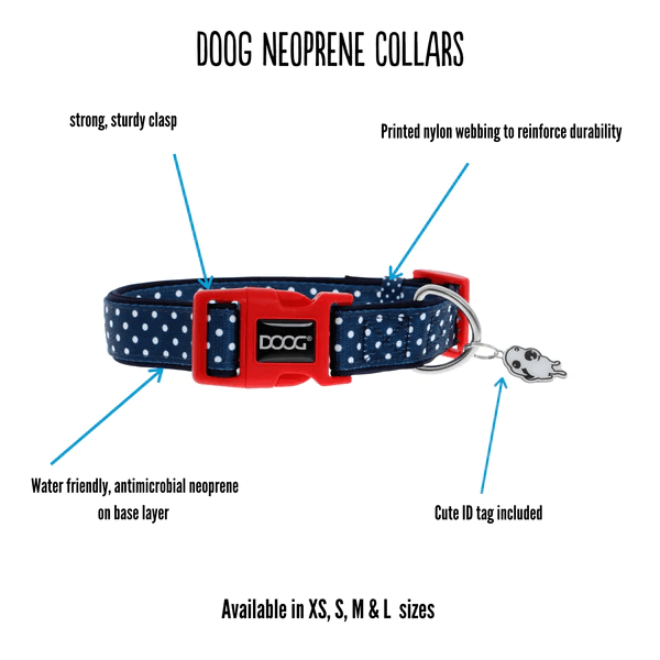 DOOG - Neoprene Dog Collar Stella