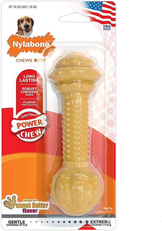 Nylabone - Power Chew Barbell Toy