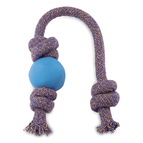 Ball attached to rope