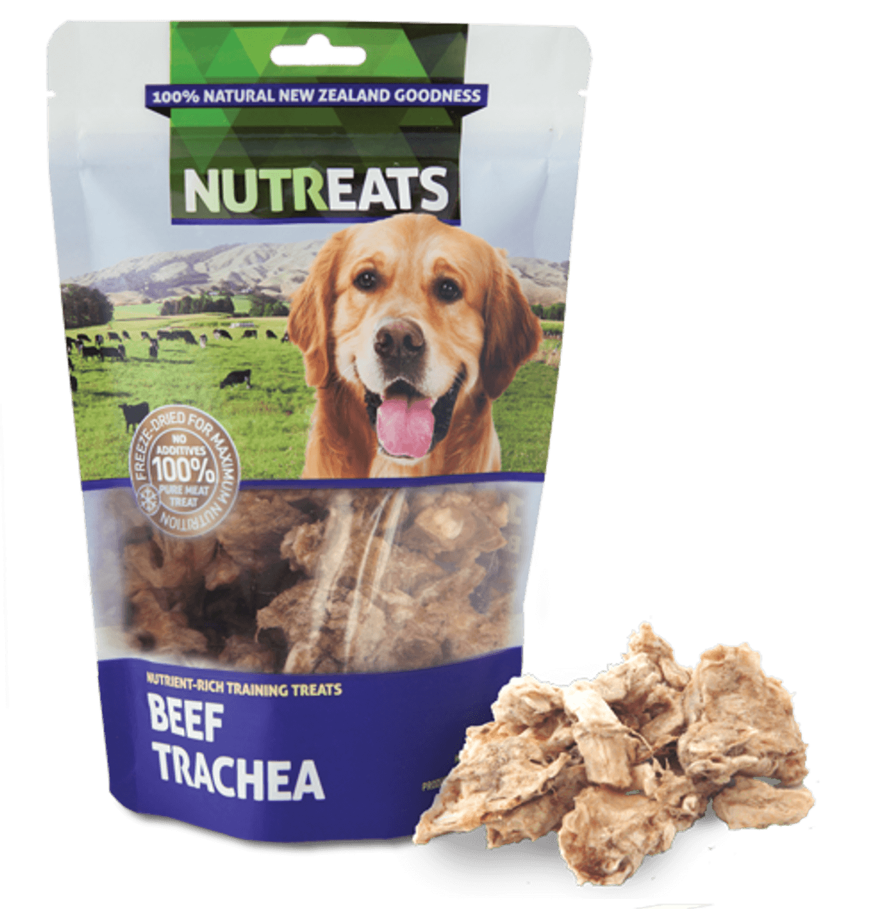 Nutreats Freeze-dried Beef Trachea Dog Treats