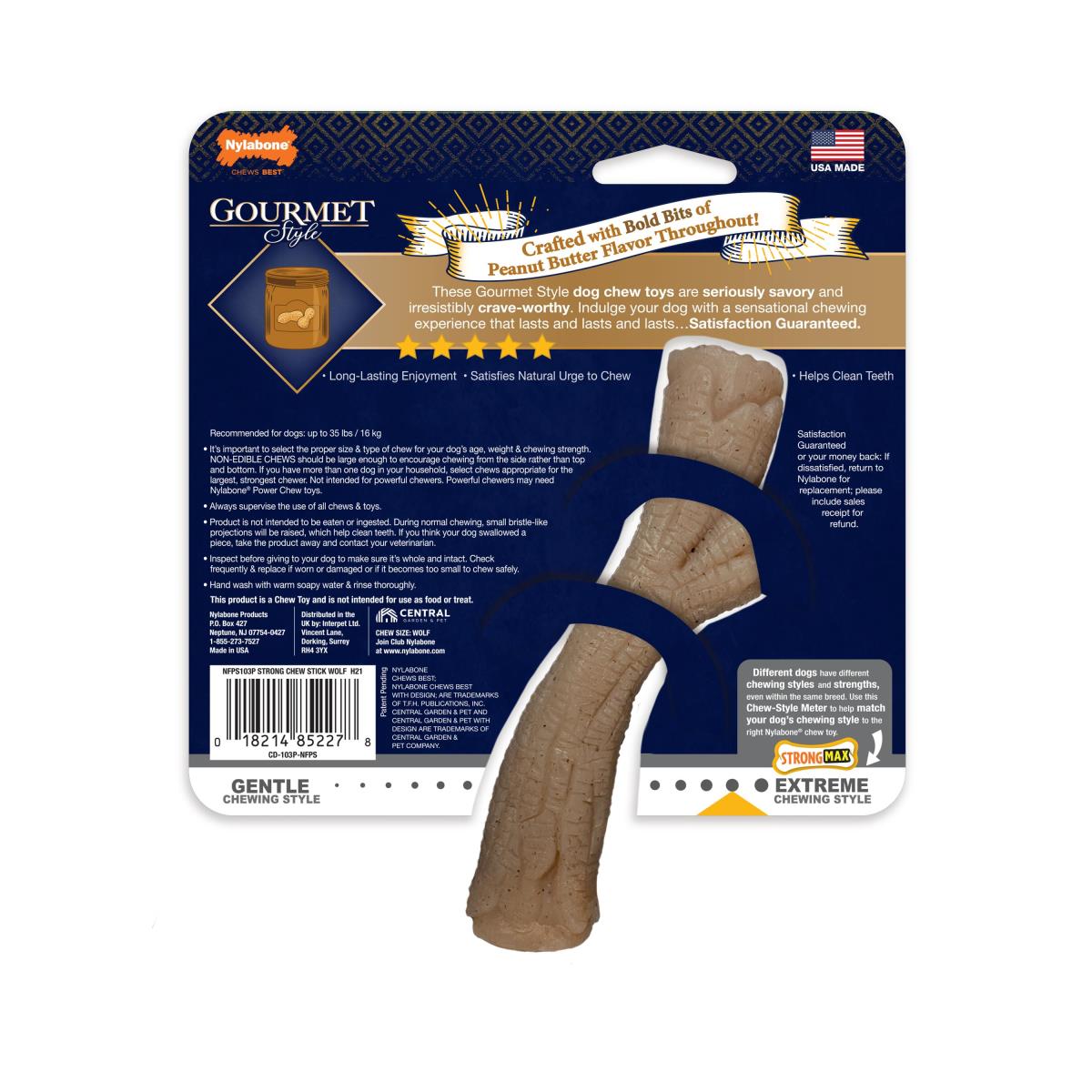Nylabone - Gourmet Strong Chew Stick